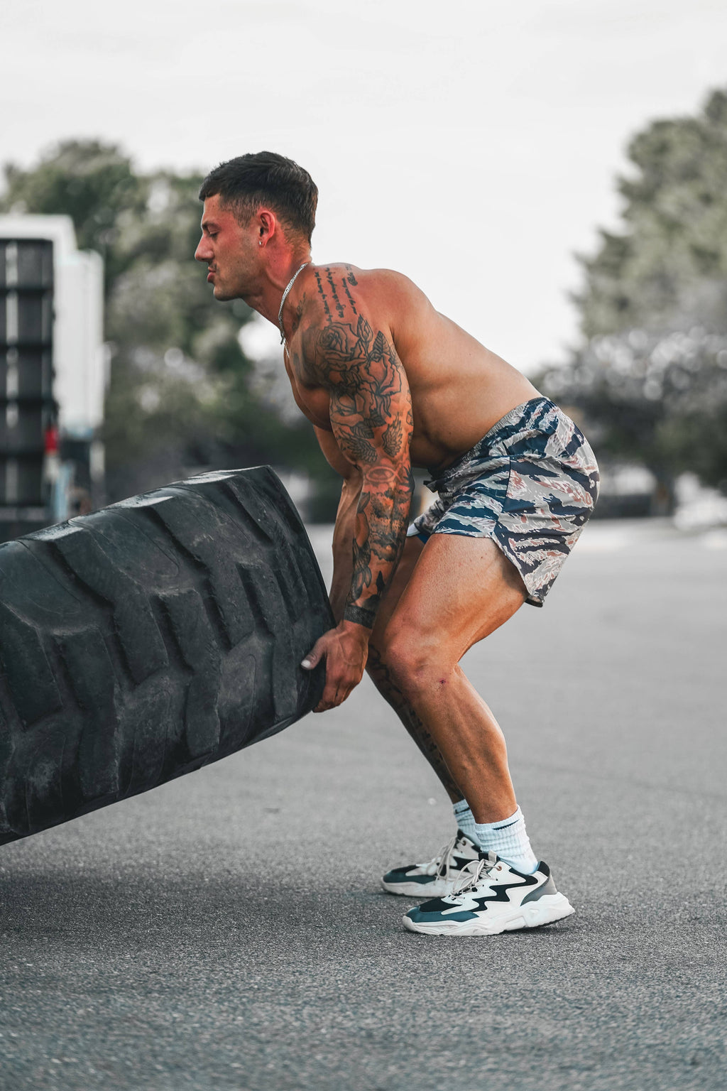 Apex Shorts, Tiger Stripe, Medium