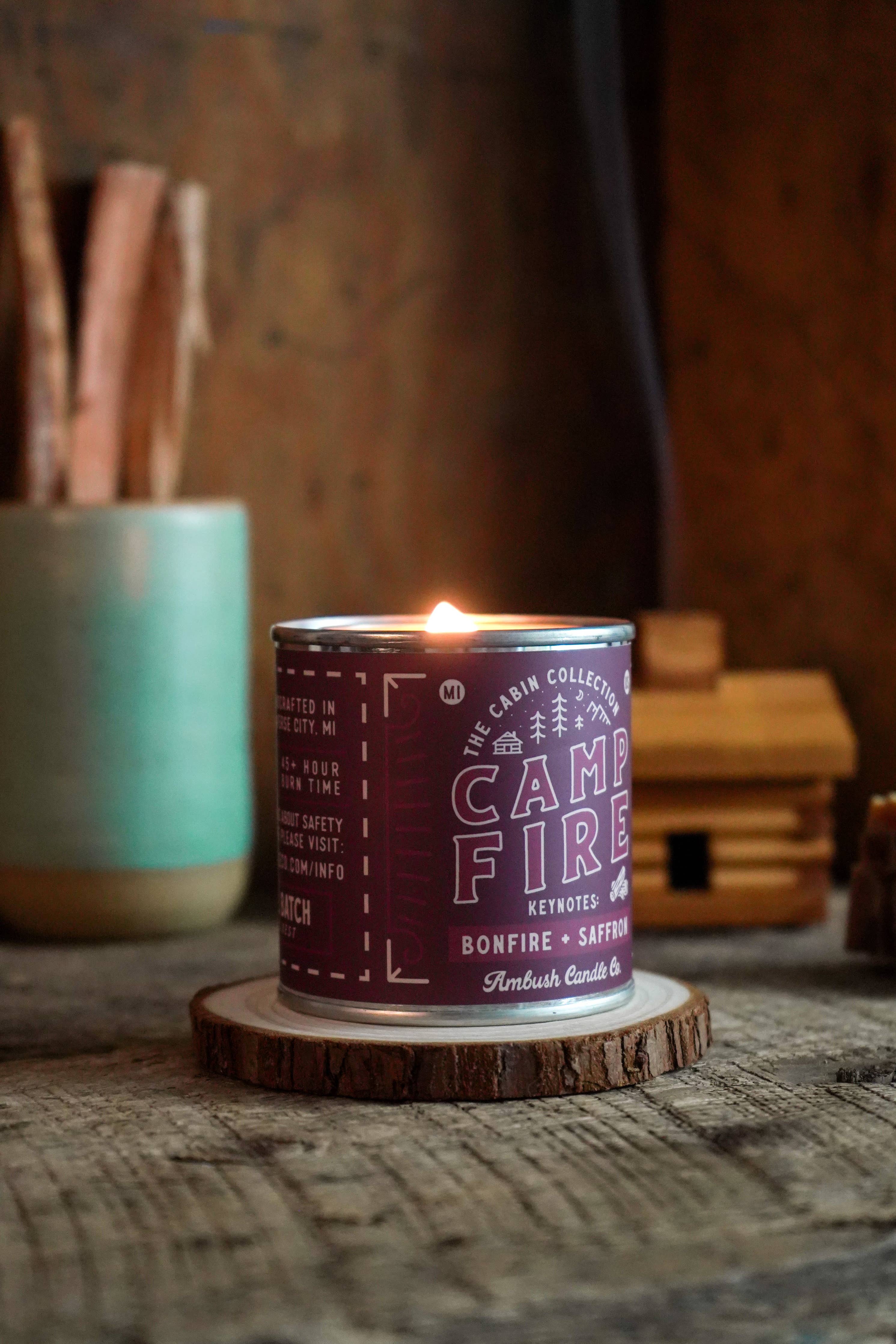 Campfire | Bonfire + Saffron Soy Candle