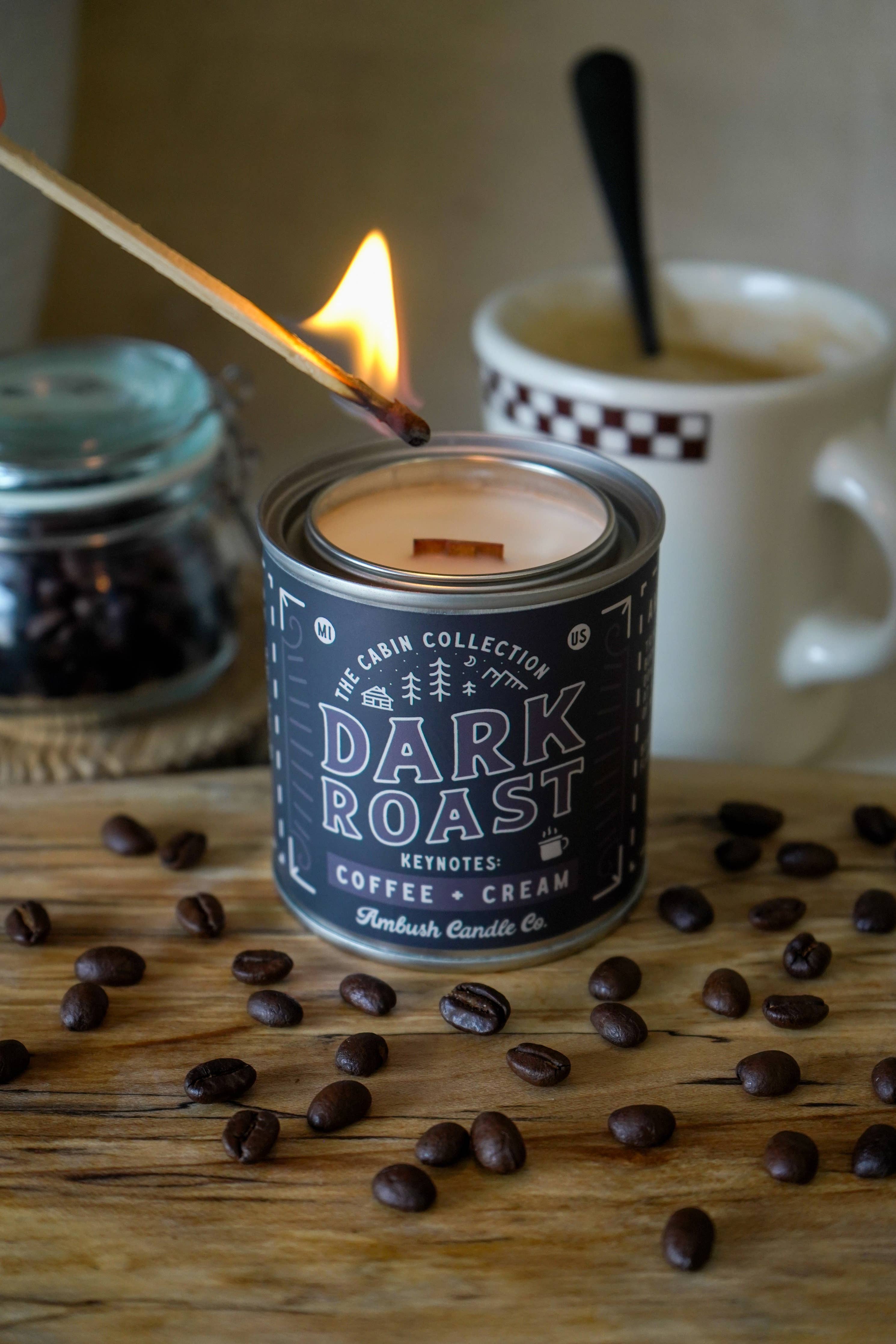 Dark Roast | Coffee + Cream Soy Candle