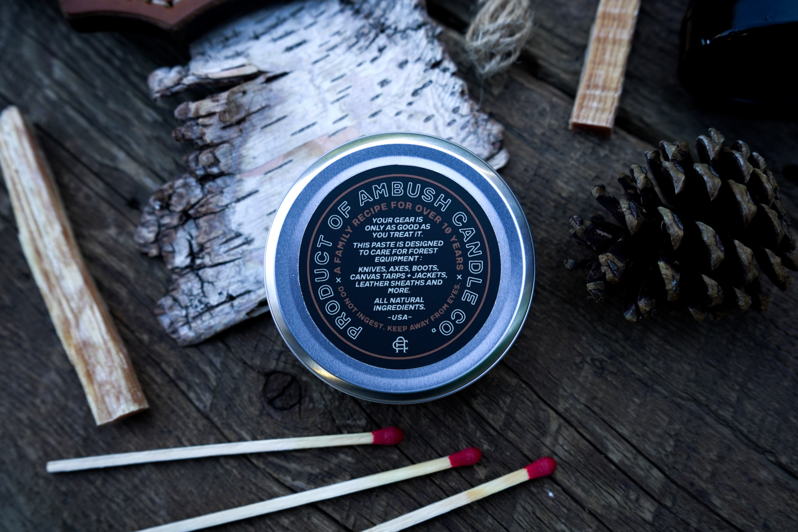 Woodsman Wax | Leather + Gear Protective Paste