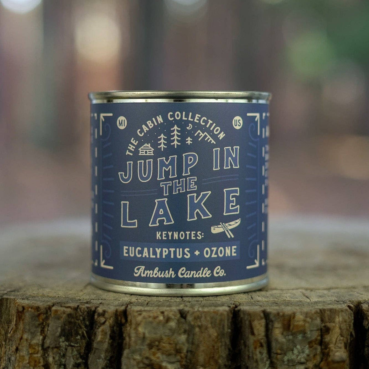 Jump In The Lake | Eucalyptus + Ozone Soy Candle