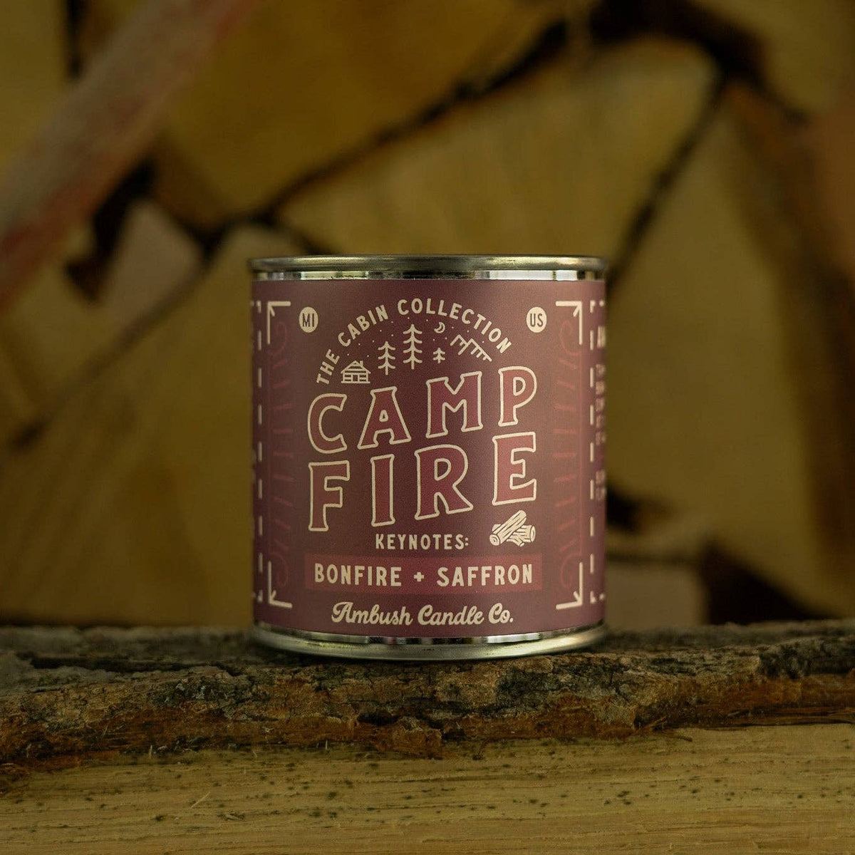 Campfire | Bonfire + Saffron Soy Candle