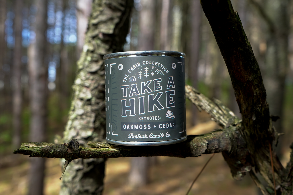 Take A Hike | Oakmoss + Cedar Soy Candle