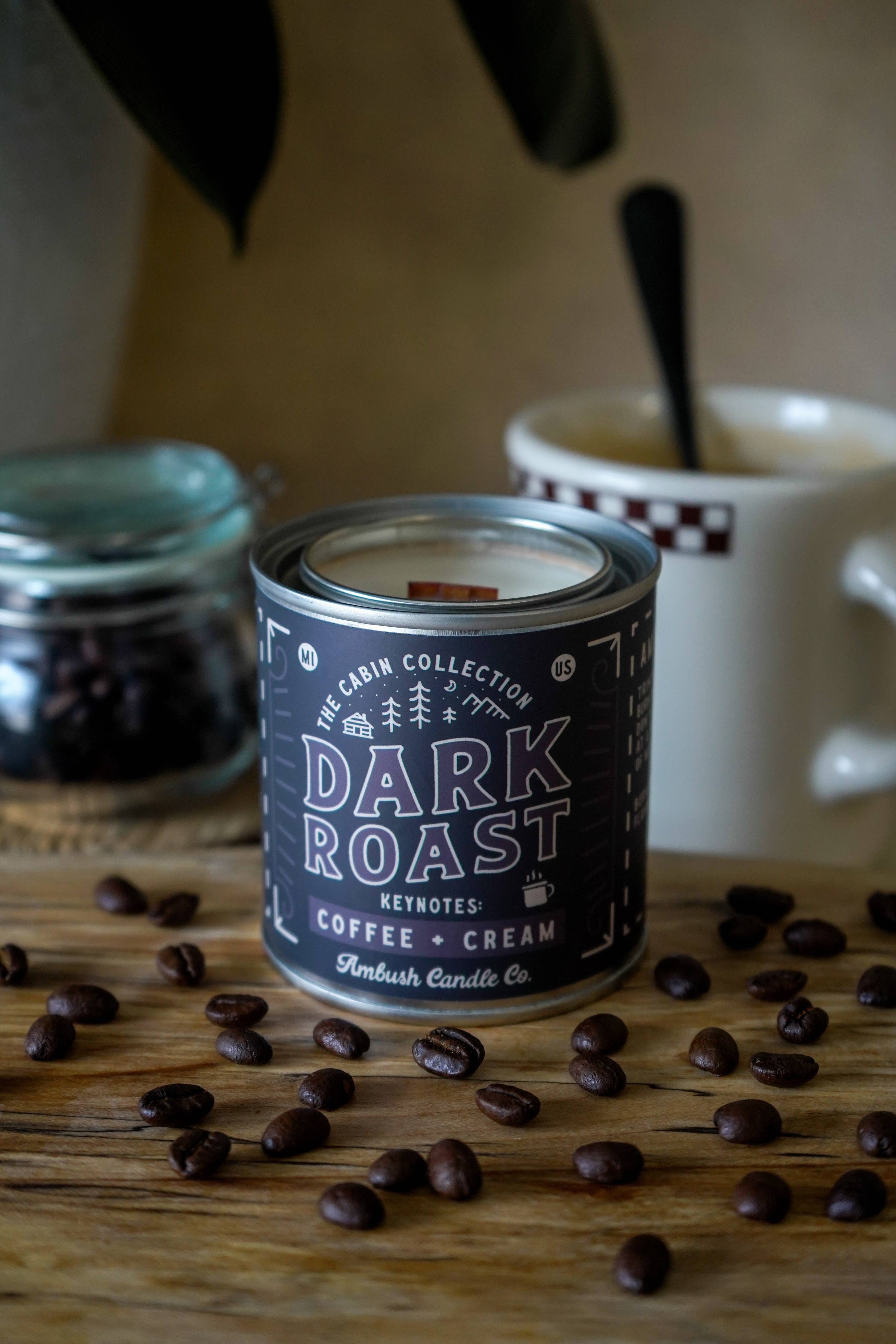 Dark Roast | Coffee + Cream Soy Candle