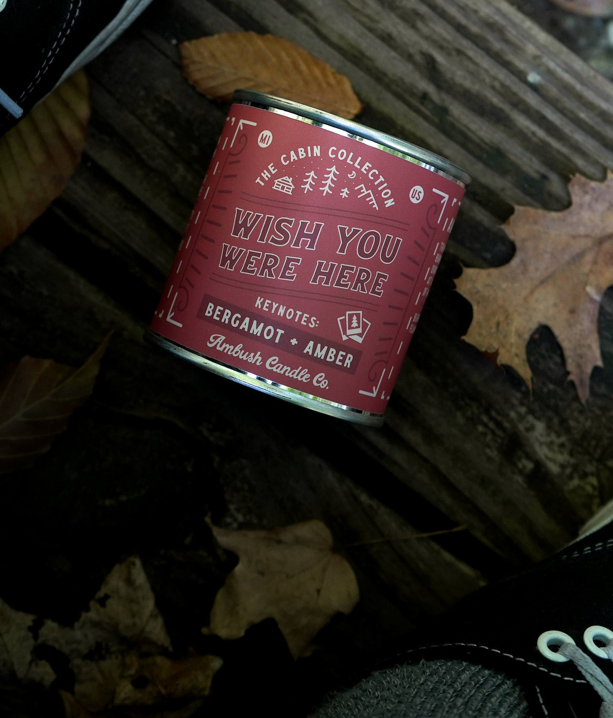Ambush Candle Co Wish You Were Here candle