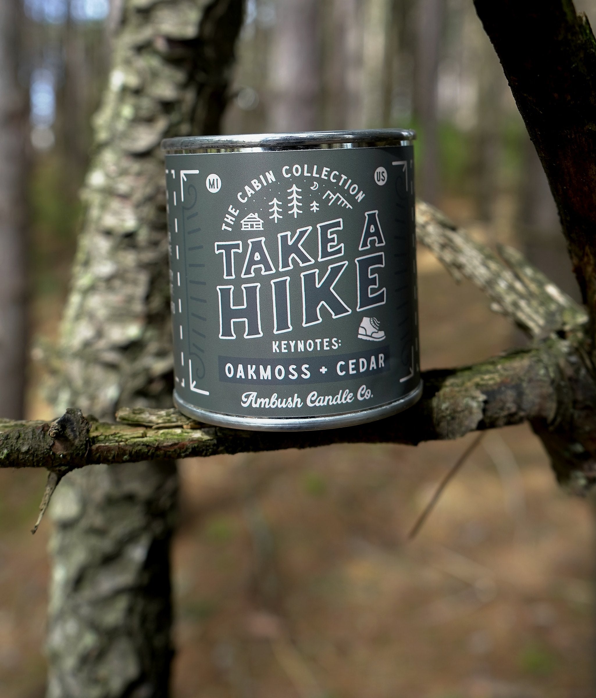Ambush Candle Co Take A Hike candle