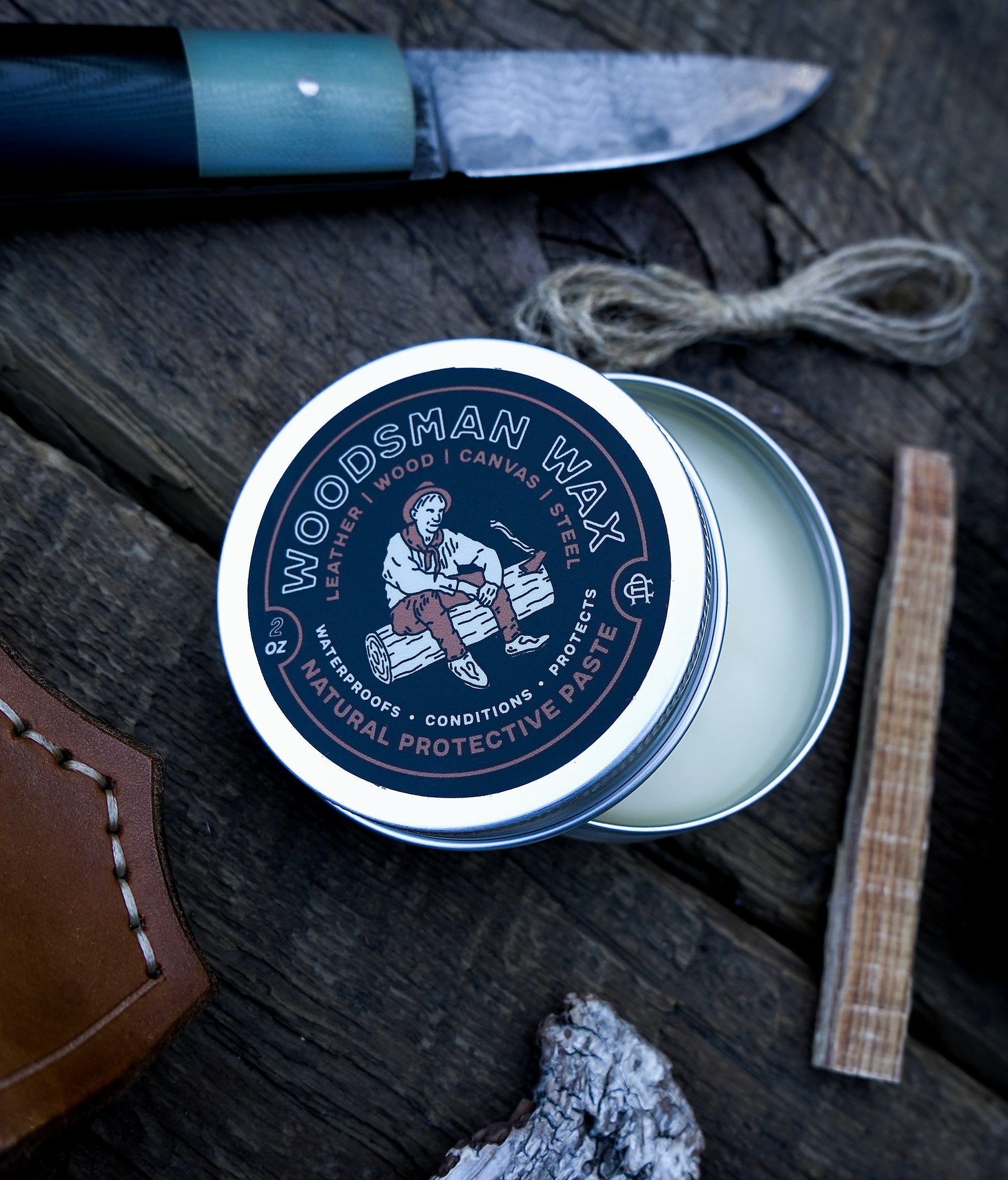 Ambush Candle Co Woodsman Wax kit