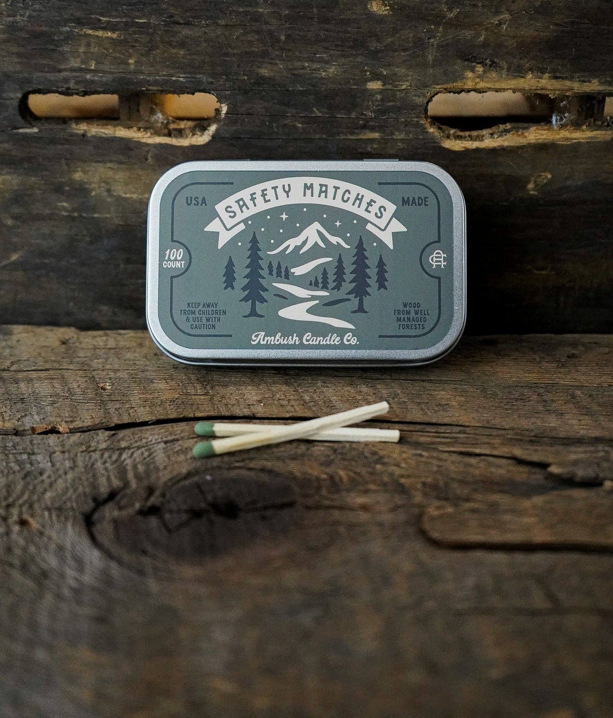 Ambush Candle Co Open Range matches